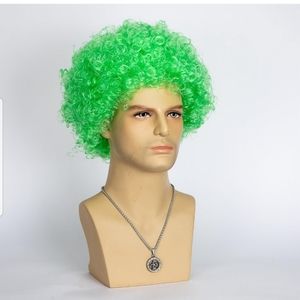 New in original package Short Unisex Women Men Afro Kinky Curly Sinthethic Wig